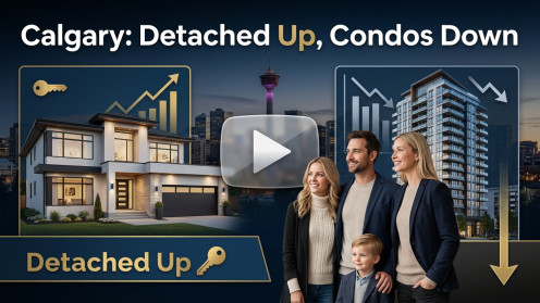 Calgary: Detached up, Condos Down